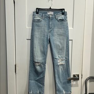 Just Black Light Blue Straight Leg Jeans